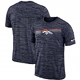 Denver Broncos Nike Sideline Velocity Performance T-Shirt Heathered Navy,baseball caps,new era cap wholesale,wholesale hats